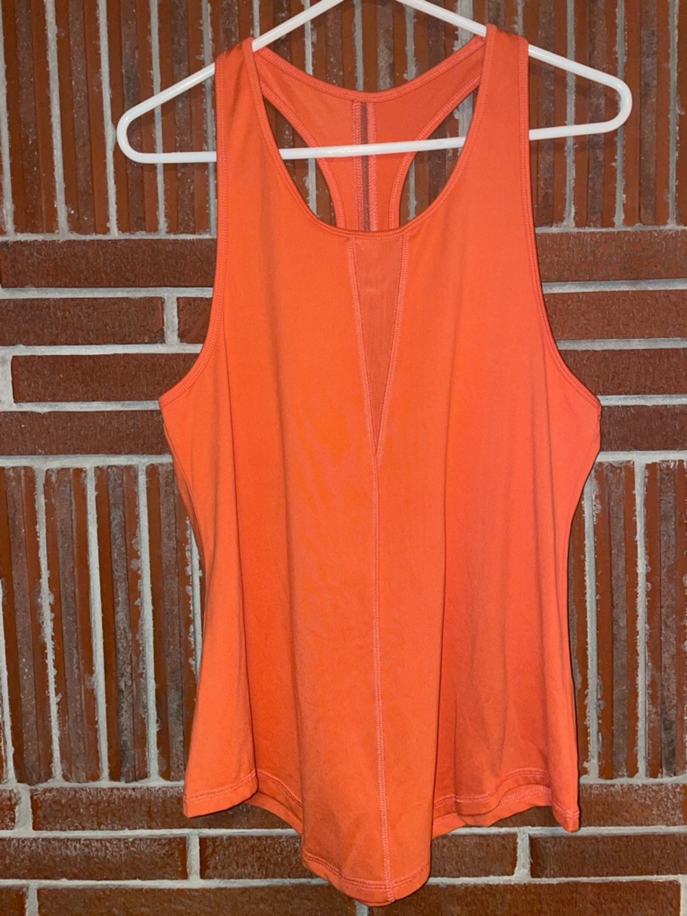 Zyia Active  Effortless Tank- Long, Orange cream women’s size XL